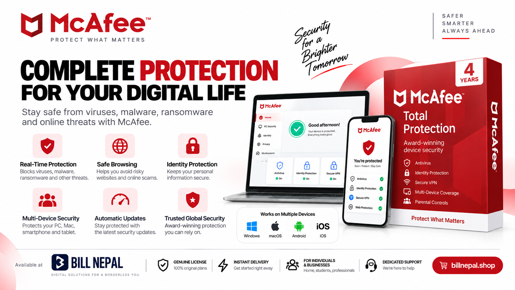McAfee Antivirus - 4 Years